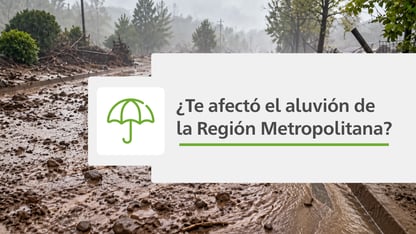 Aluvión en la región metropolitana