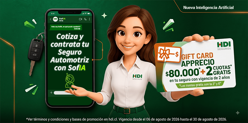 Cotiza tu seguro automotriz con SofIA