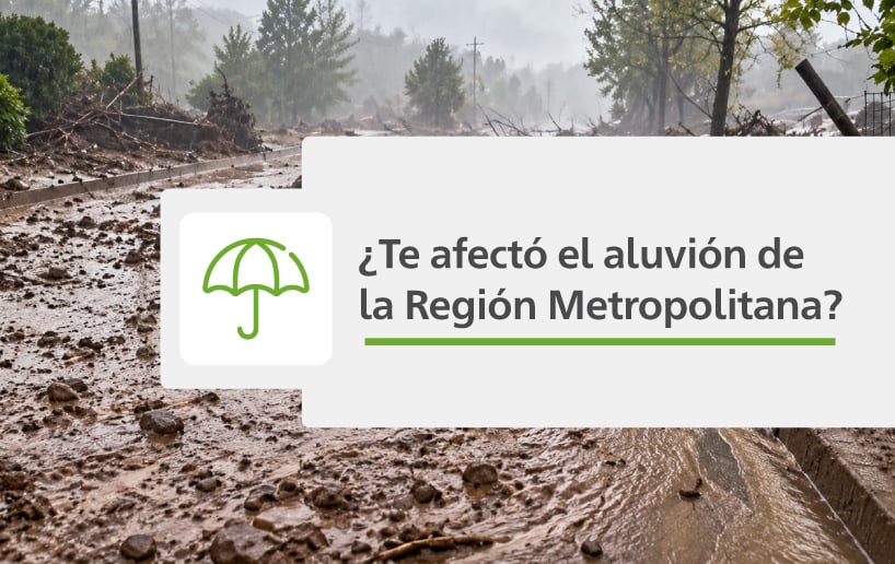 Aluvión en la Región Metropolitana